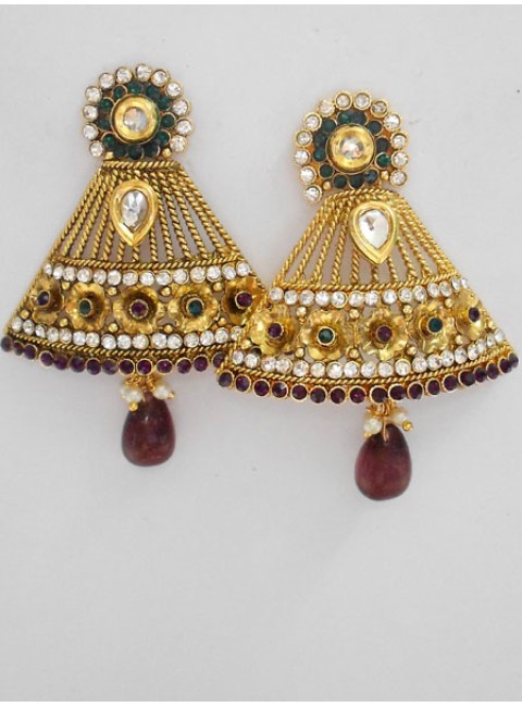 Polki Earrings